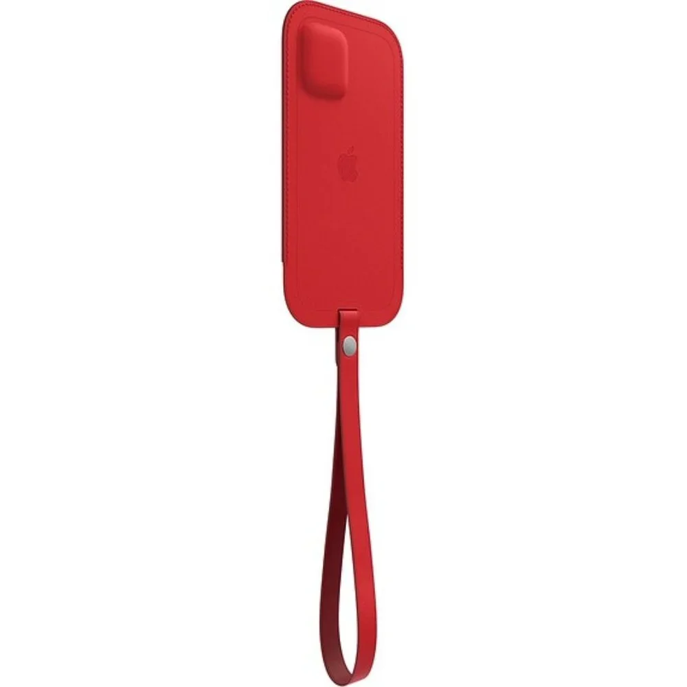 Apple Leather Sleeve with MagSafe for iPhone 12/iPhone 12 Pro Scarlet